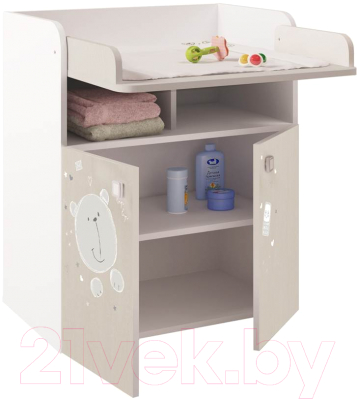 Комод пеленальный Polini Kids French Teddy 1270