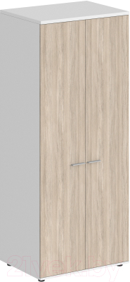 Шкаф Norden 80x60x195.5 / SG.822.WH.OL (белый/дуб светлый) - фото