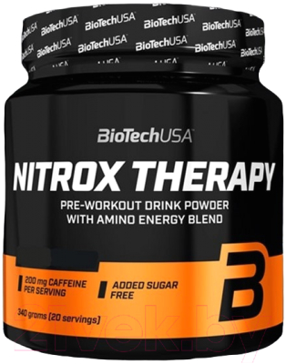 Предтренировочный комплекс BioTechUSA Nitrox Therapy синий виноград / I00001655 - фото