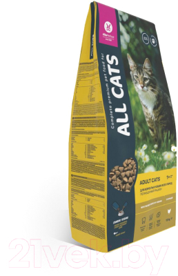 Корм для кошек All Cats С курицей