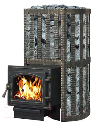 Печь-каменка Везувий Ураган Ковка 12 (260) - фото