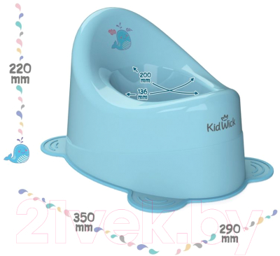 Детский горшок Kidwick Улитка / KW040201