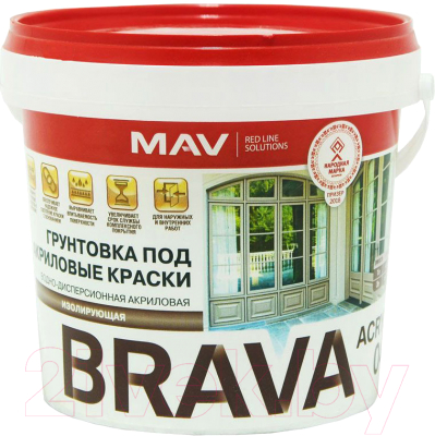 Грунтовка MAV Brava ВД-АК-04 - фото