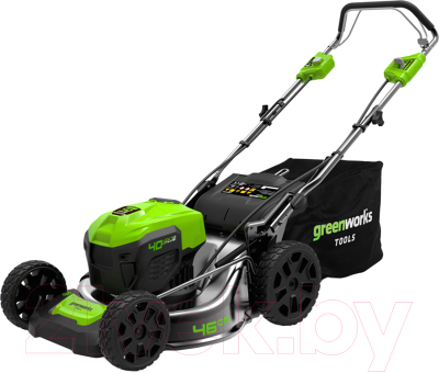 Газонокосилка электрическая Greenworks GD40LM46SPK4 - фото