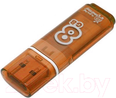 USB flash накопитель SmartBuy Glossy Series Orange 8GB (SB8GBGS-Or) - фото