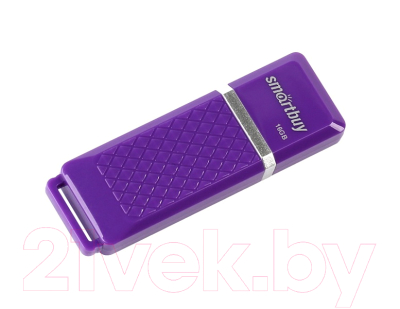 Usb flash накопитель SmartBuy Quartz Series Violet 16GB (SB16GBQZ-V) - фото