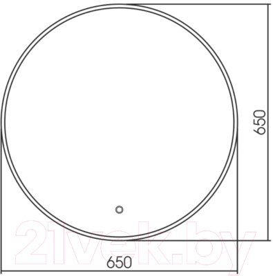 Зеркало Silver Mirrors Плаза Д650 / ФР-1537