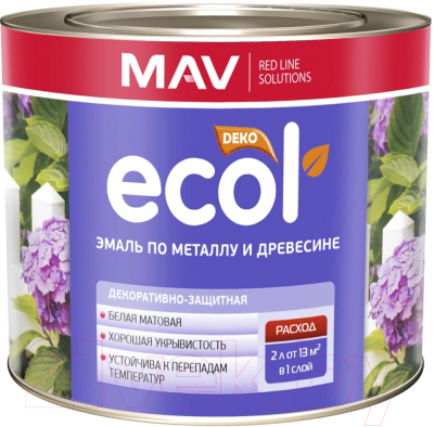 Эмаль MAV Ecol ПФ-115 С - фото