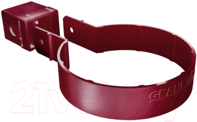 Хомут водосточной трубы Grand Line Kliker ПВХ Premium RAL 3005 - фото