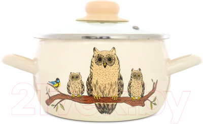 Кастрюля ЭСТЕТ Совы / ЭТ-72992 - фото