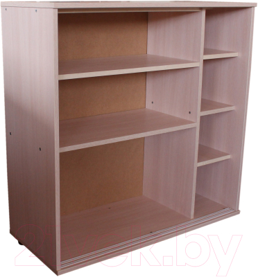 Тумба в прихожую Компас-мебель КС-012-02 (дуб молочный)