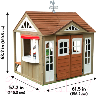 Домик для детской площадки KidKraft Поместье Кантри Виста / P280097-KE