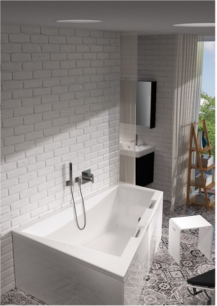 Ванна акриловая Riho Doppio 180 R / BA90005