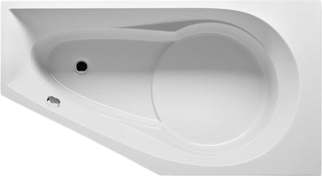 Ванна акриловая Riho Yukon 160 L / BA35005 - фото