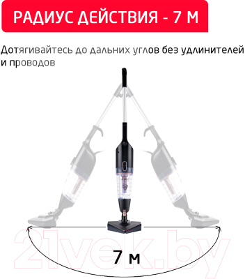 Вертикальный пылесос Arnica Klik Klak ET13331