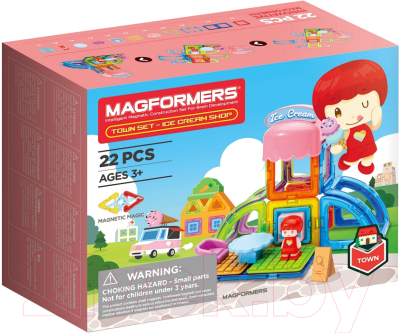 Конструктор магнитный Magformers Town Set – Ice Cream / 717008 - фото