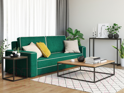 Журнальный столик Loftyhome Мальборк Квадро / mb021302 (дуб)