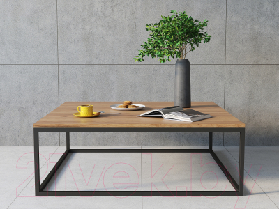 Журнальный столик Loftyhome Мальборк Квадро / mb021302 (дуб)