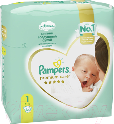 Подгузники детские Pampers Premium Care 1 Newborn