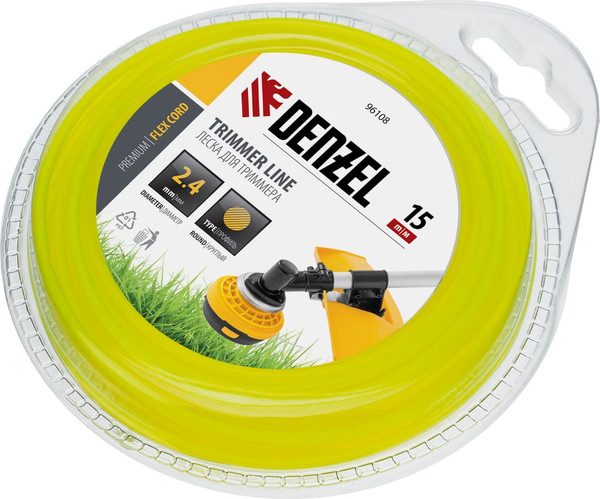 Леска для триммера Denzel 96108