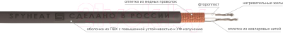 Греющий кабель для кровли Spyheat MFD-30-270