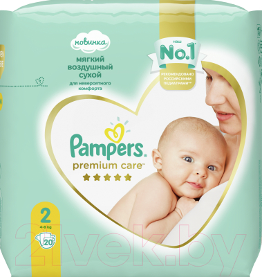 Подгузники детские Pampers Premium Care 2 Mini