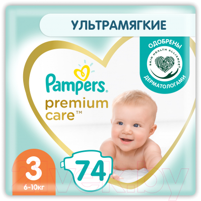 Подгузники детские Pampers Premium Care 3 Midi - фото