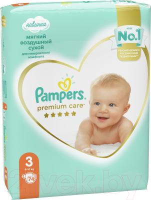 Подгузники детские Pampers Premium Care 3 Midi