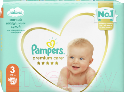 Подгузники детские Pampers Premium Care 3 Midi