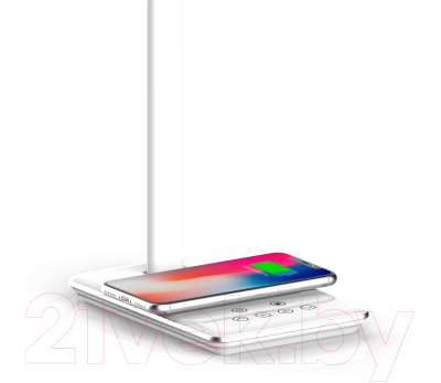 Настольная лампа Ambrella DE581 WH LED 2700-6400K 6W (белый)