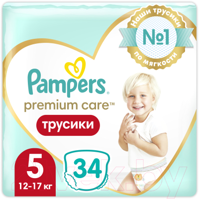 Подгузники-трусики детские Pampers Premium Care 5 Junior - фото