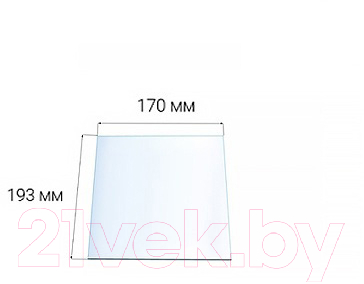 Стекло для печной двери Везувий ДТ-3С