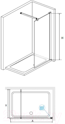 Душевая стенка RGW WA-001 / 351000110-11