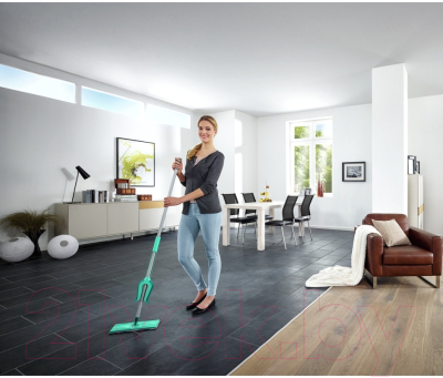 Швабра с отжимом Leifheit Picobello M Micro Duo / 565532