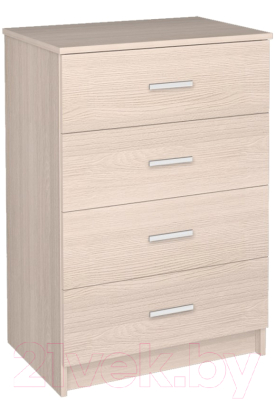 Комод Интерлиния Эльф-6 (ясень шимо светлый) - фото