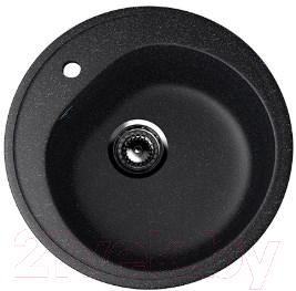 Мойка кухонная Ulgran U-101 (308 черный) - фото