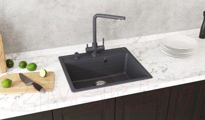 Мойка кухонная Ulgran U-104 (308 черный)