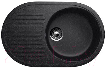 Мойка кухонная Ulgran U-107 (308 черный) - фото