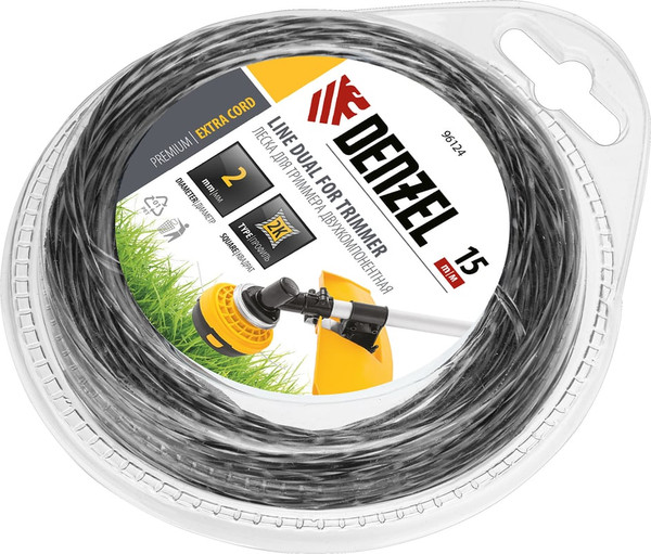 Леска для триммера Denzel 96124 - фото