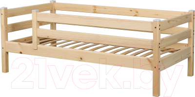 Кровать-тахта детская Мебельград Соня 70x160 (прозрачный лак)