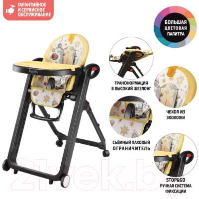 Стульчик для кормления Nuovita Futuro Nero