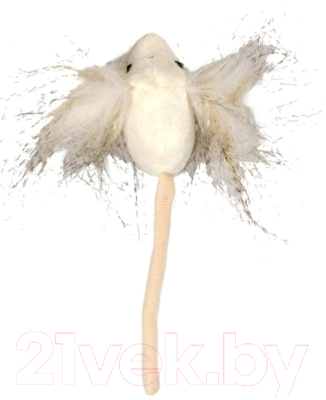 Игрушка для кошек Duvo Plus Мышка с пушистыми ушками / 1717050/DV - фото