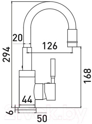 Смеситель Gross Aqua ColorFlex 3241508BR