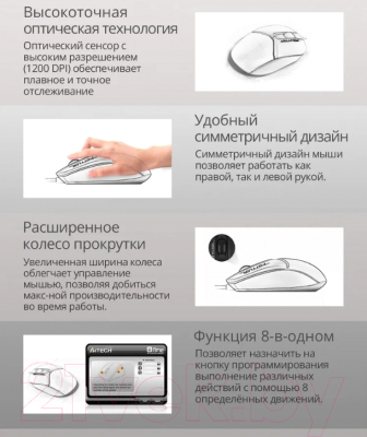 Мышь A4Tech Fstyler FM12