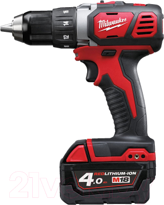Аккумуляторная дрель-шуруповерт Milwaukee M18 BDD-402C / 4933443565