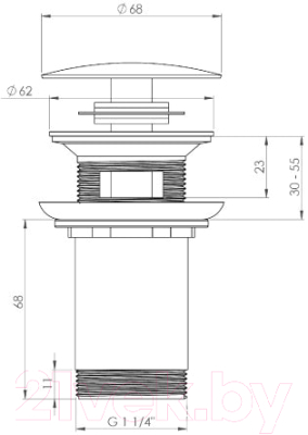 Донный клапан Deante NHC D10U