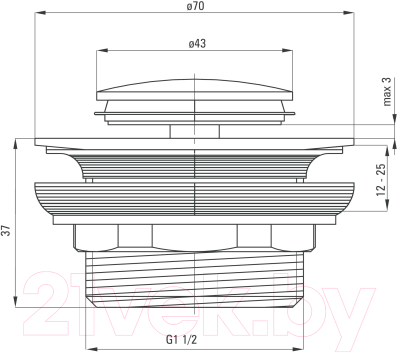 Донный клапан Deante NHC N20A