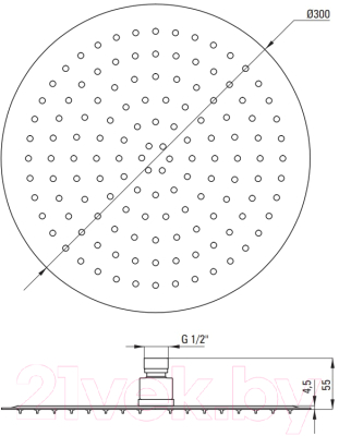 Душевая система со смесителем Deante Box BXYZNEBT