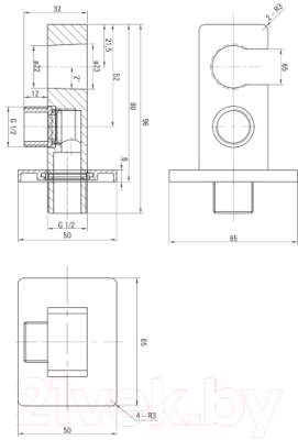 Душевая система со смесителем Deante Box BXYZNEAT