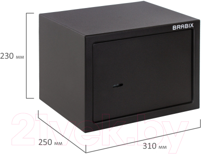 Мебельный сейф Brabix SF-230KL / 291146